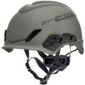 MSA V-Gard&reg; H1 Safety Helmet, Trivent Fas-Trac&reg; III Pivot, ANSI, EN12492, Gray