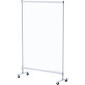 Global Industrial 48"W x 72"H Mobile Clear Room Divider