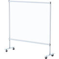 Global Industrial 60"W x 60"H Mobile Clear Room Divider
