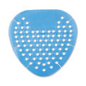 Boardwalk Gem Urinal Screens, Cotton Blossom Scent, Blue, 12/Box