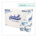 Windsoft Bath Tissue, Septic Safe, 2-Ply, White, 4" x 3.75", 500 Sheets/Roll, 96 Rolls/Case