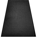 3'W x 5'L Plush Entrance Mat, 3/8&quot; Thick, Charcoal Black