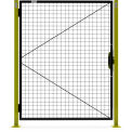 Global Industrial Machine Wire Guard Door, 48"W, Black