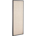 Global Industrial Office Partition Panel, 24-1/4&quot;W x 60&quot;H, Tan