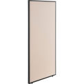 Global Industrial Office Partition Panel, 36-1/4&quot;W x 72&quot;H, Tan