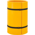 Global Industrial Column Wrap Protector For 24&quot; Dia. Column, 44&quot;W x 42&quot;H, 2 Sheets, Yellow