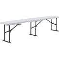 Global Industrial 6&#39; Fold In Half Bench, White