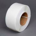 Global Industrial Machine Grade Polypropylene Strapping, 1/4&quot;W x 18,000'L x 0.025&quot; Thick, Clear - Pkg Qty 2