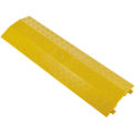 Global Industrial 1-Channel Drop Over Cable Protector, 18,000 lbs. Cap., Yellow