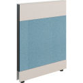 Global Industrial Modular Partition Base Panel, 30"W x 38"H, Blue