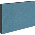 Modular Partition Stacking Panel with Fabric, 24&quot;W x 16&quot;H, Blue