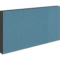 Modular Partition Stacking Panel with Fabric, 30"W x 16"H, Blue