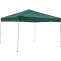 Global Industrial Portable Pop Up Canopy, Straight-Leg, 10'L x 10'W x 10'1&quot;H, Green