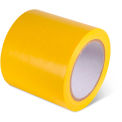 Global Industrial Safety Tape, 4&quot;W x 108'L, 5 Mil, Yellow, 1 Roll