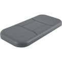 Global Industrial Seat Cushion For Picnic Table Benches, Gray, 2/Pack