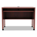 Alera Valencia Series Mobile Desk, 41-3/8&quot;W x 23-5/8&quot;D x 30&quot;H, Medium Cherry