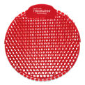 Fresh Products Slant7 with Terminator Urinal Screen, Evergreen Scent, Red, 30/Carton