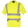 Pioneer Hi-Viz Safety Short Sleeve T-Shirt Birdeye, Yellow/Green, XL