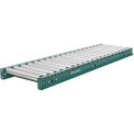 Global Industrial 5'L x 24&quot;W Heavy Duty Gravity Roller Conveyor, 4-1/2&quot; Roller Centers