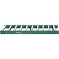 Global Industrial 5' Straight Roller Conveyor, 21&quot; Between Frame, 6&quot; Roller Centers