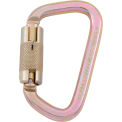 Global Industrial 7/8&quot; Double-Locking Gate Carabiner, Self-Closing