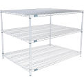 Global Industrial 3 Shelf, Chrome Wire Shelving Unit, Starter, 48"W x 30"D x 34"H