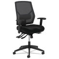 HON VL582 High-Back Task Chair, Supports to 250 lb, 19" to 22" Seat Height, Black