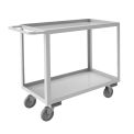 Durham Mfg&#174; Stock Cart w/o Side Brake, Stainless Steel, 1200 lb. Cap., 42&quot;L x 24-1/8&quot;W x 35&quot;H