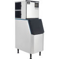 Global Industrial NexelModular Ice Machine with Storage Bin, Air Cooled, 420 lbs Production/24 Hours