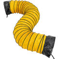 Global Industrial Indoor/Outdoor Flexible Duct, 20"Dia. x 16'L, Yellow