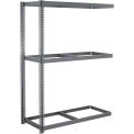 Global Industrial 3 Shelf, Heavy Duty Boltless Shelving, Add On, 60"W x 36"D x 60"H, No Deck