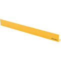Global Industrial Safety Floor Curb, Heavy-Duty, 48&quot;L, 3/8&quot; Thick, Yellow