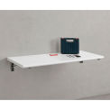 Global Industrial Folding Wall Mount Workbench, 60 x 24", 5/8" Plastic Laminate Top