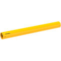 Global Industrial Plastic Guard Rail, 6'L x 6" Dia., Yellow