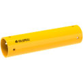 Global Industrial Plastic Guard Rail, 4'L x 6" Dia., Yellow