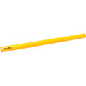 Global Industrial Plastic Guard Rail, 10'L x 6" Dia., Yellow