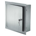 Recessed Valve Box, Stainless Steel, 12x12x4