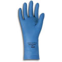Ansell Natural Blue Chemical Resistant Gloves, Unsupported, Unlined, Size 8, 1 Pair - Pkg Qty 12