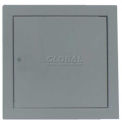Multi Purpose Metal Access Panel, Cam Lock, 10&quot;Wx10&quot;H, Gray