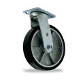 Global Industrial Mold-On Casters, Swivel, 8&quot;Dia.x2&quot;W Wheel