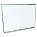 Global Industrial Steel Magnetic Dry Erase White Board, 48&quot; x 36&quot;