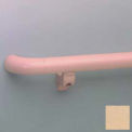 1-1/2&quot; Diameter Round Handrail, Aluminum Retainer, 12' Long, Toffee