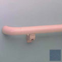 1-1/2&quot; Diameter Round Handrail, Aluminum Retainer, 12' Long, Windsor Blue