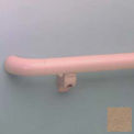 1-1/2&quot; Diameter Round Handrail, Aluminum Retainer, 12' Long, Mocha