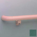 1-1/2&quot; Diameter Round Handrail, Aluminum Retainer, 12' Long, Grotto