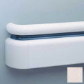 3-Piece Handrail System, Vinyl w/Aluminum Retainer, 6.25&quot; Face 12' Long, Taupe