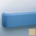 Crash Rail-Type Handrail, Vinyl W/Aluminum Retainers, 5-1/2''H x 12'L, Woodlands