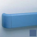 Crash Rail-Type Handrail, Vinyl W/Aluminum Retainers, 5-1/2''H x 12'L, Blue Bird