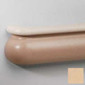 Crescent Series Vinyl Handrail/Crashrail Combination, 5-1/2&quot;H x 12'L, Toffee