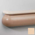 Crescent Series Vinyl Handrail/Crashrail Combination, 5-1/2&quot;H x 12'L, Cappuccino
